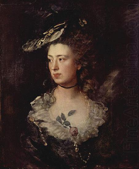 Portrat der Mary Gainsborough, Tochter des Kunstlers, Thomas Gainsborough